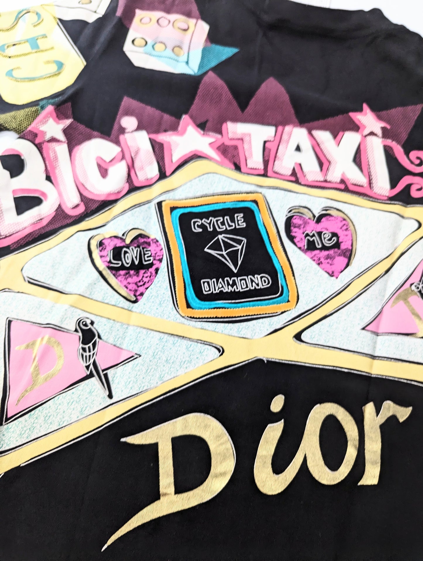 T-shirt Dior par Galliano Taxi Eté 2002