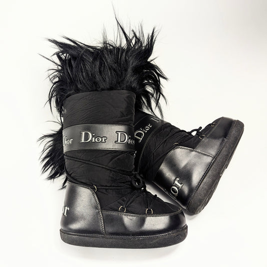 Moon boots Dior par Galliano