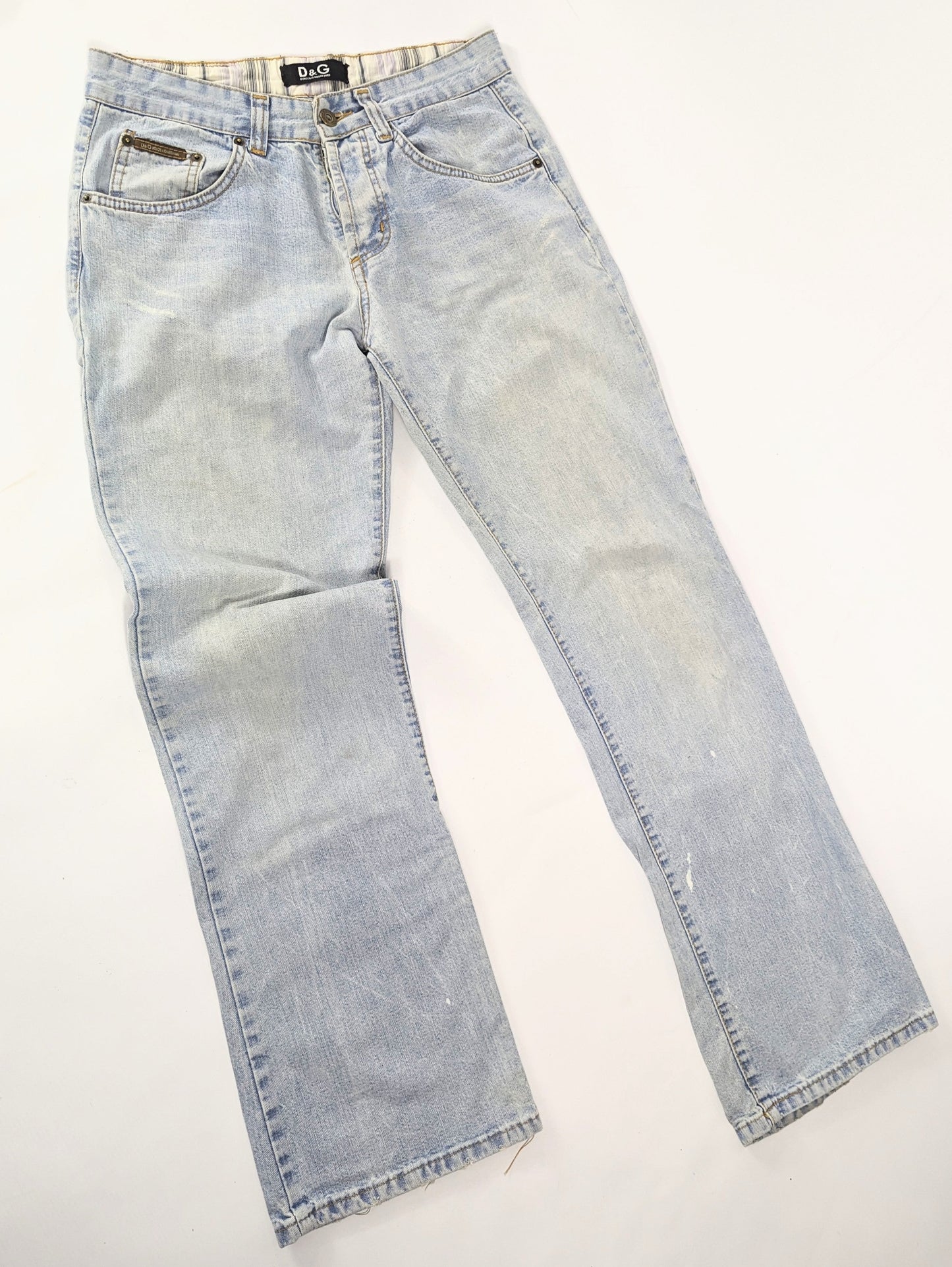 Jeans Dolce & Gabbana orné des initales