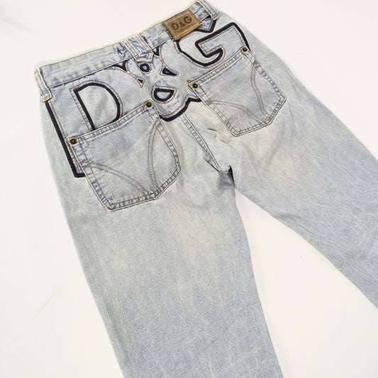 Jeans Dolce & Gabbana orné des initales