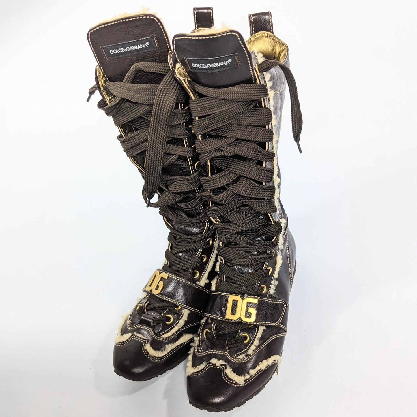 Boots Dolce&Gabbana à lacet - EU37|UK4|US6