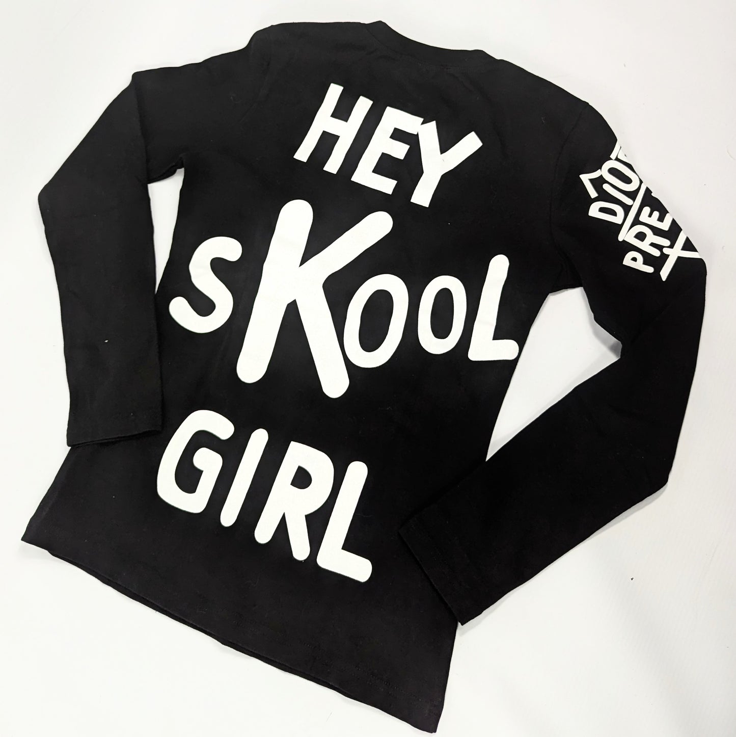 T-shirt manche longue "Skool Girl" Dior by Galliano