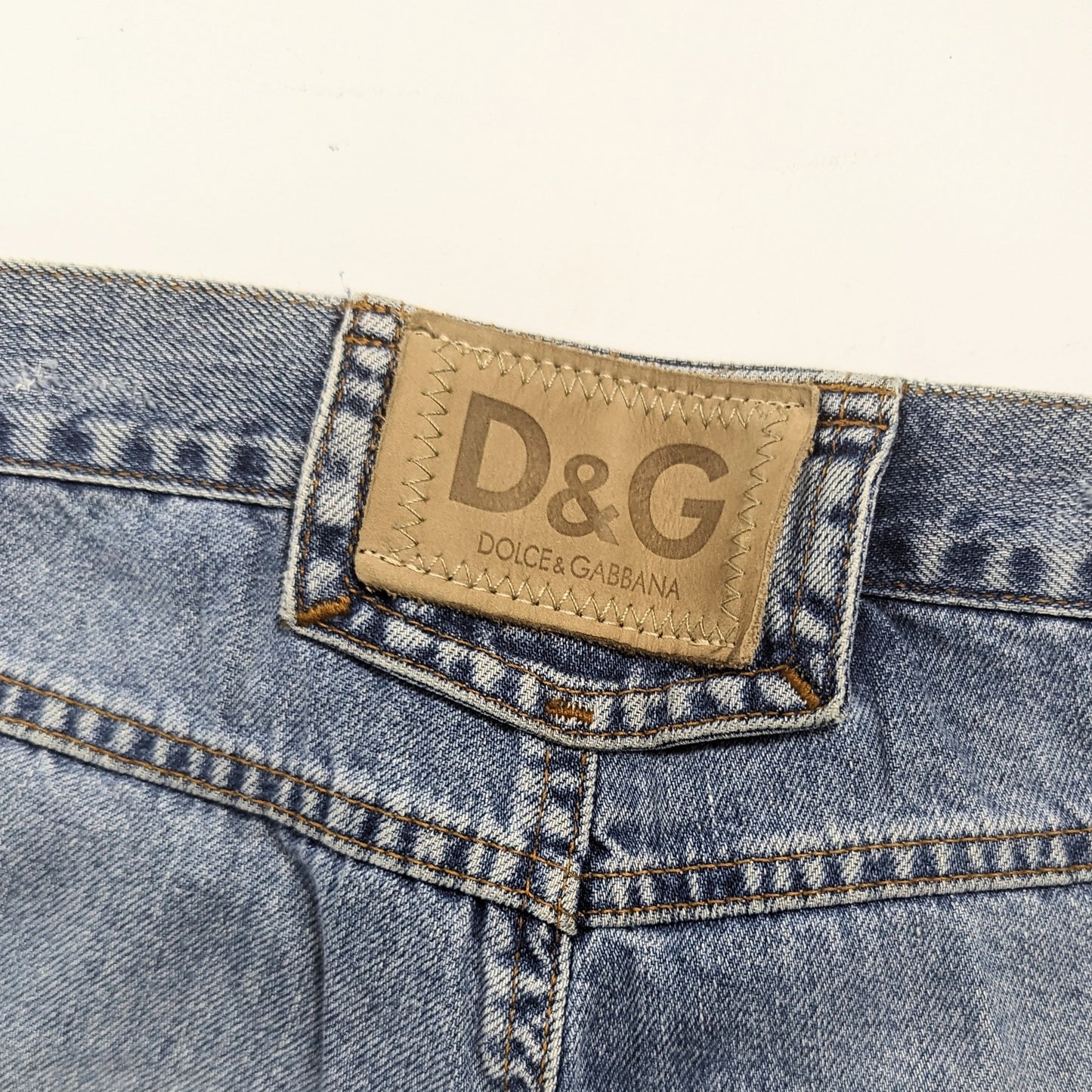 Jeans vintage taille basse Dolce & Gabbana - M