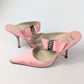 Dior by Galliano pink satin mules - FR38.5|5.5UK|8.5US