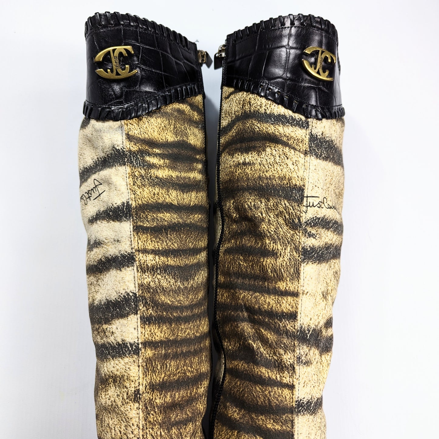 Bottes Cavalli imprimé tigre - EU36|UK3,5|US5