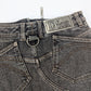 Jupe jeans gris Dior by Galliano