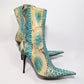 Bottines en python bleu Gianmarco Lorenzi - FR39 | UK5,5 | US7