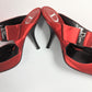 Mules satin rouge Dior by Galliano - FR38,5|5,5UK|7,5US