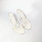 White Dior Logo Sandals by Galliano - EU36.5|UK4|US6