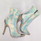 Gianmarco Lorenzi blue python ankle boots - EU38|UK5|US7