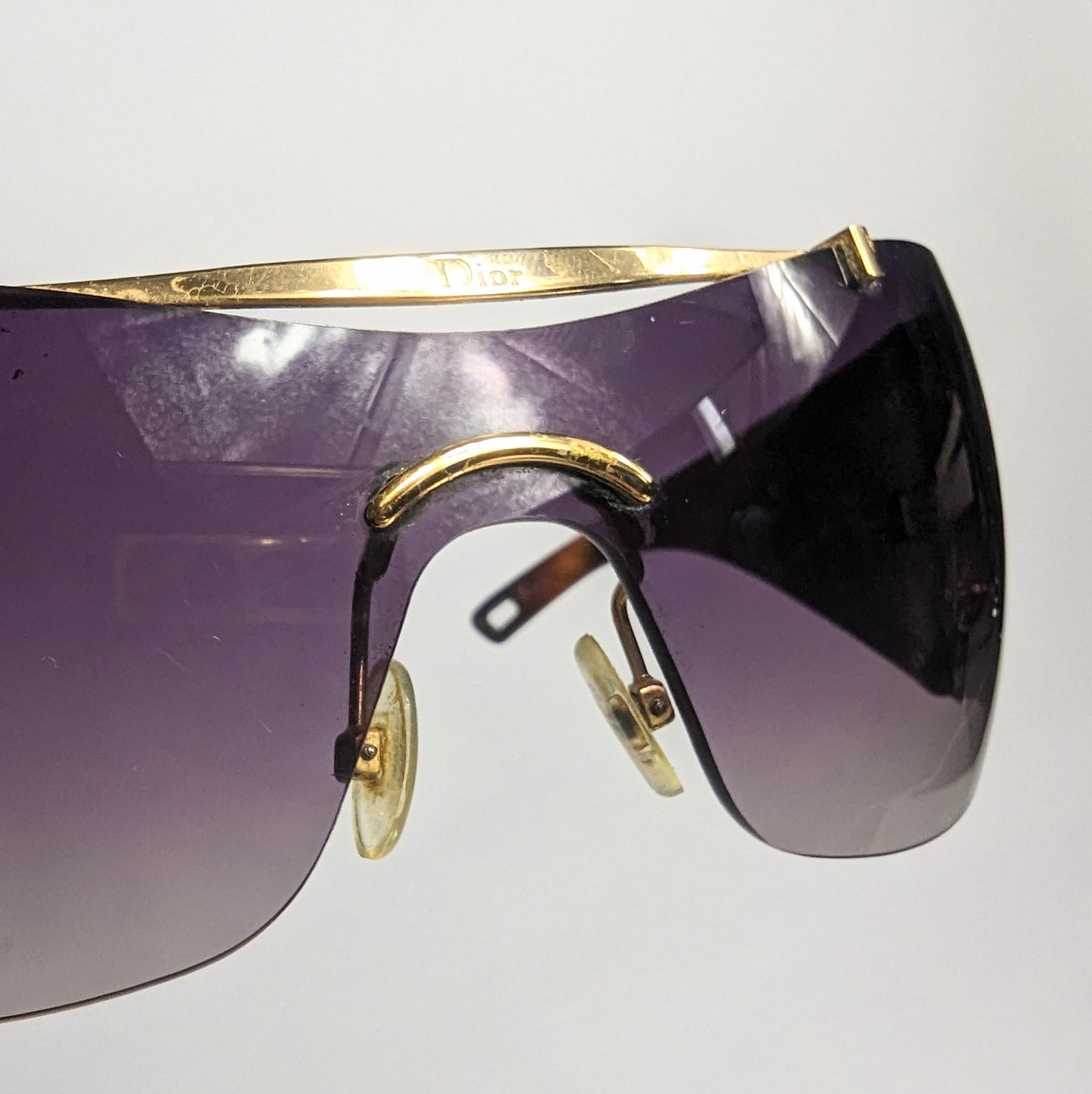 Lunettes de soleil masque "Diorito 2" violettes.