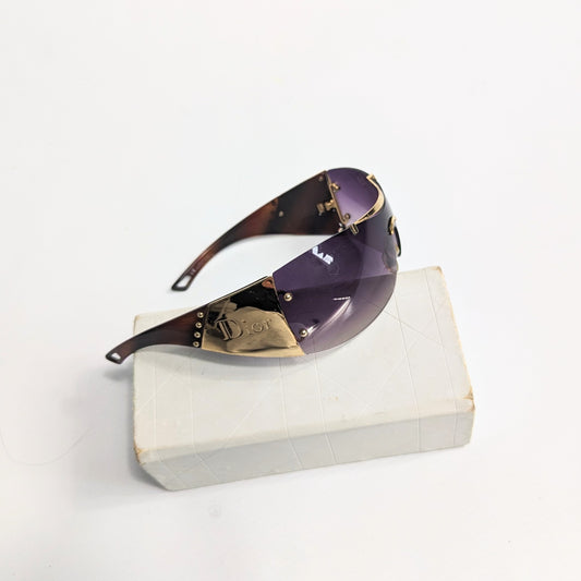 Lunettes de soleil masque "Diorito 2" violettes.