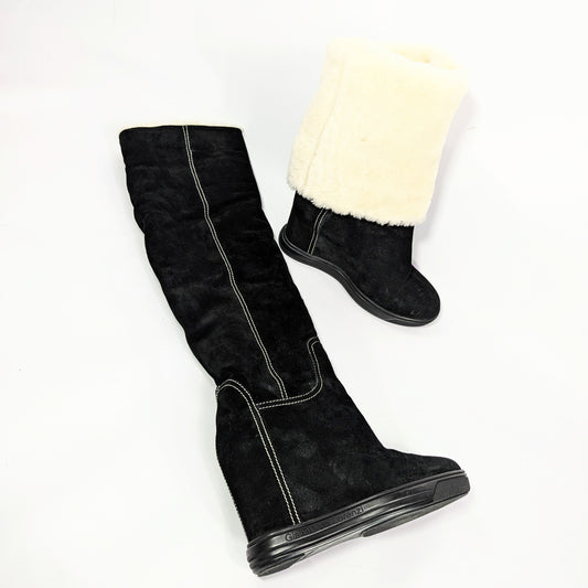 Suede wedge boots - EU37|UK4|US6