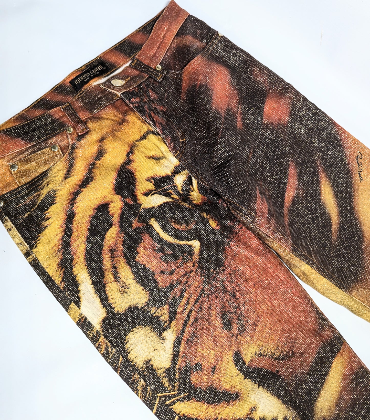 Jeans Roberto Cavalli "tigre" - S