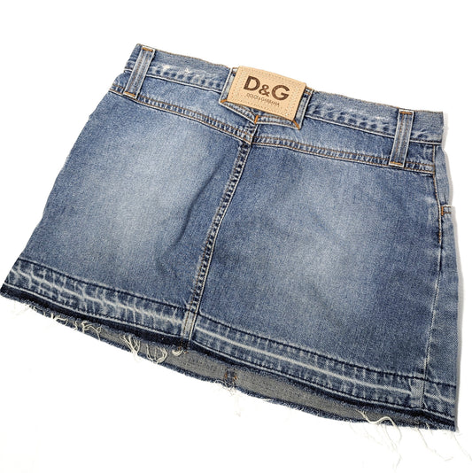 Dolce & Gabbana jeans mini skirt - S