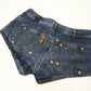 Mini Dior denim shorts by Galliano - S