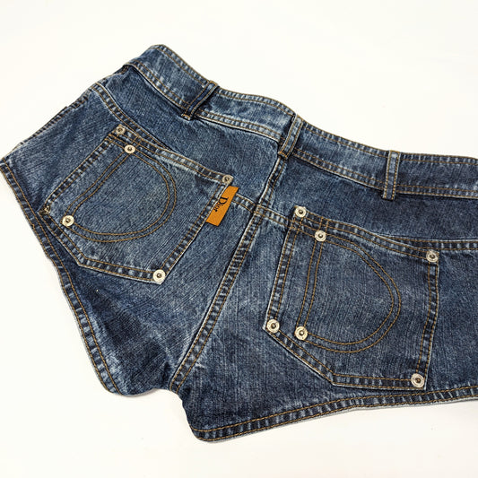 Mini Short en jeans Dior par Galliano - S