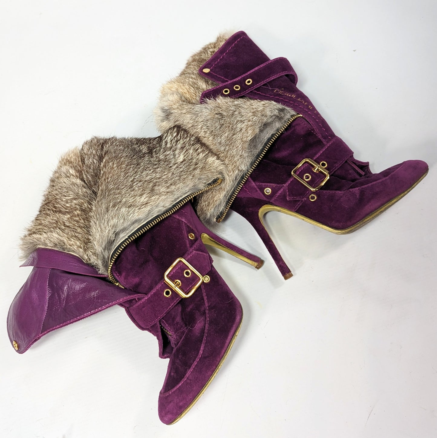 Dsquared2 purple ankle boots - EU37|UK4|US6