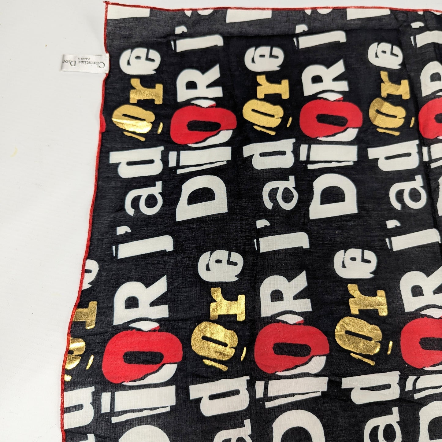 Foulard Dior monogramme j'adore Dior