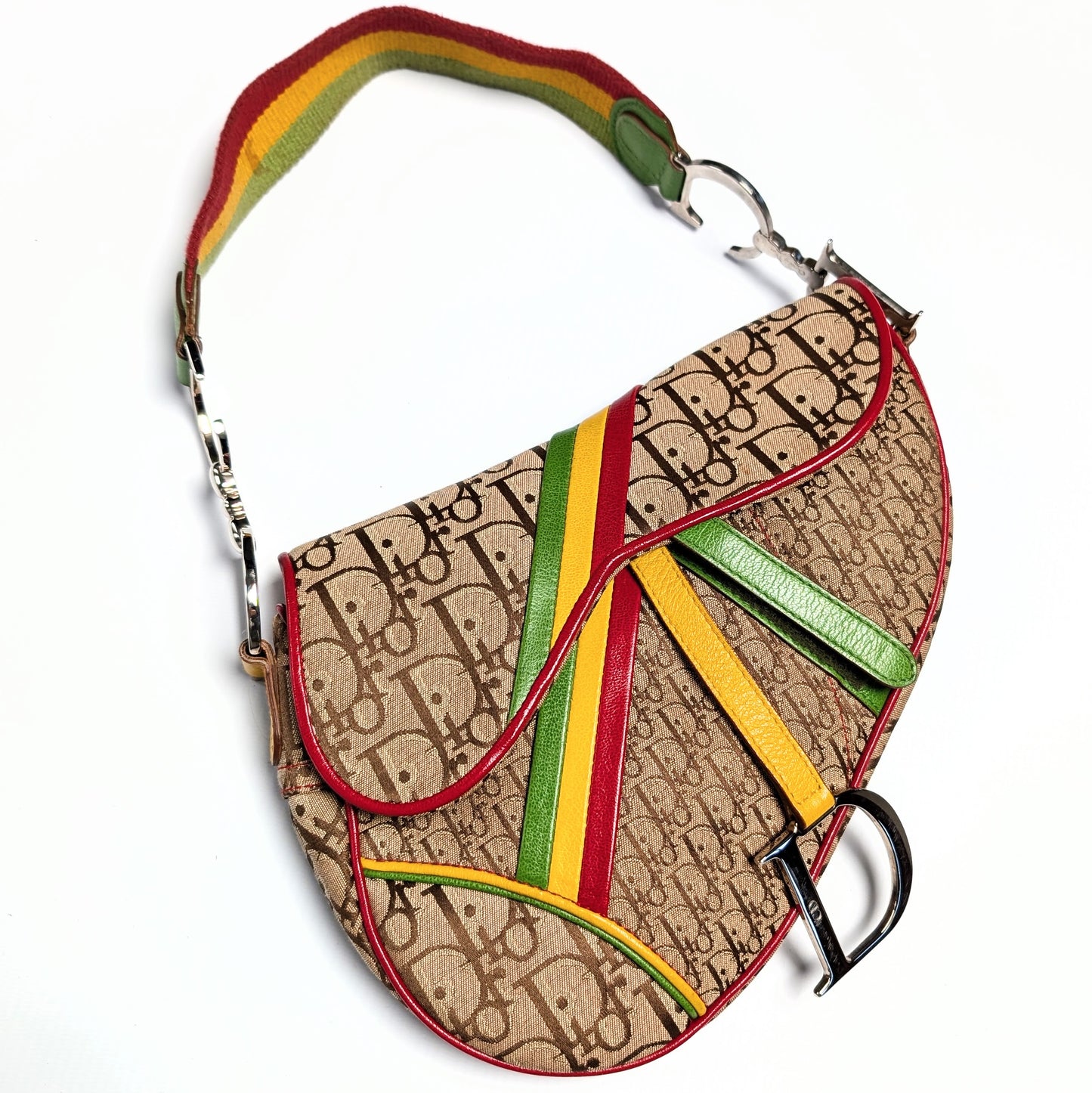 Sac Saddle Rasta Dior par Galliano