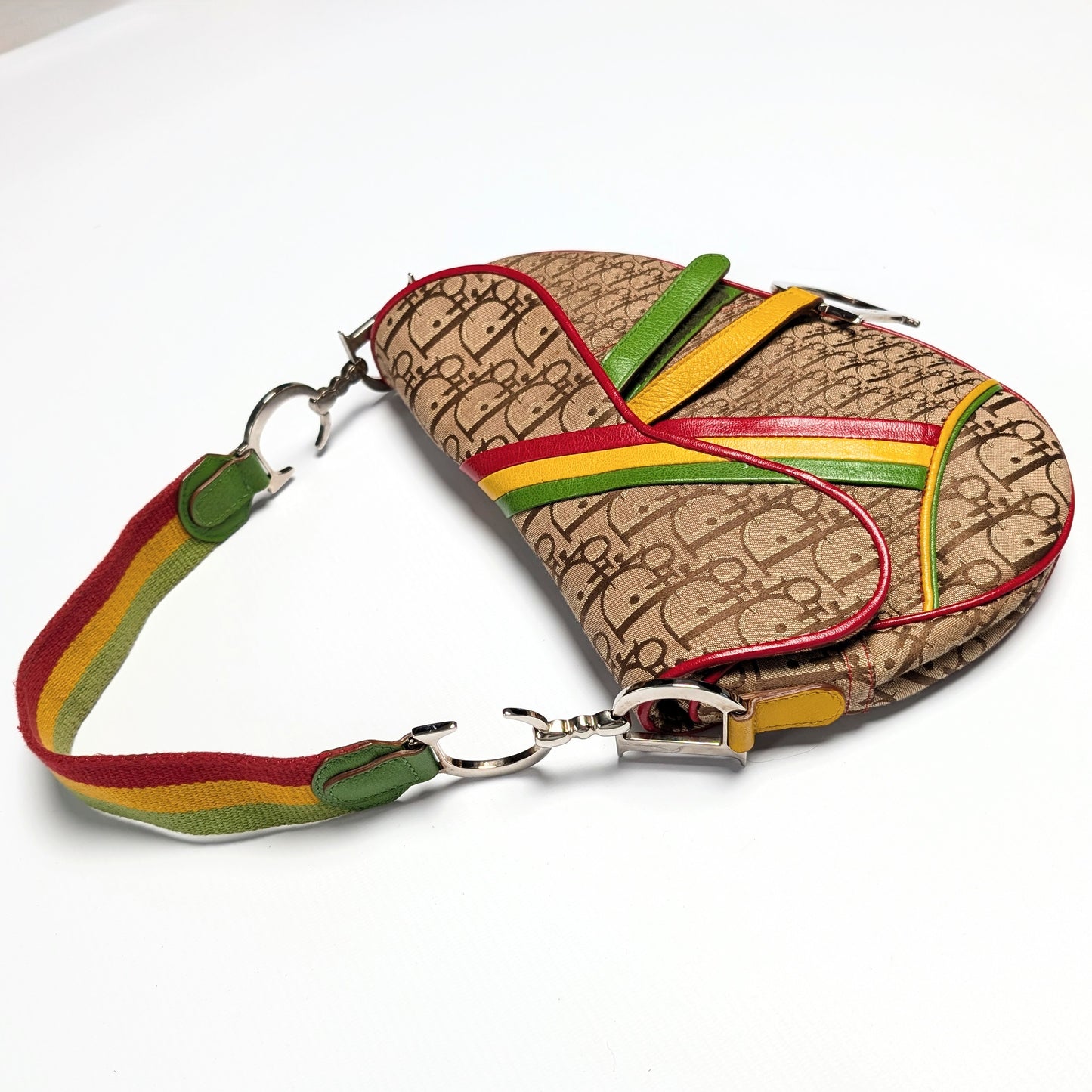 Sac Saddle Rasta Dior par Galliano