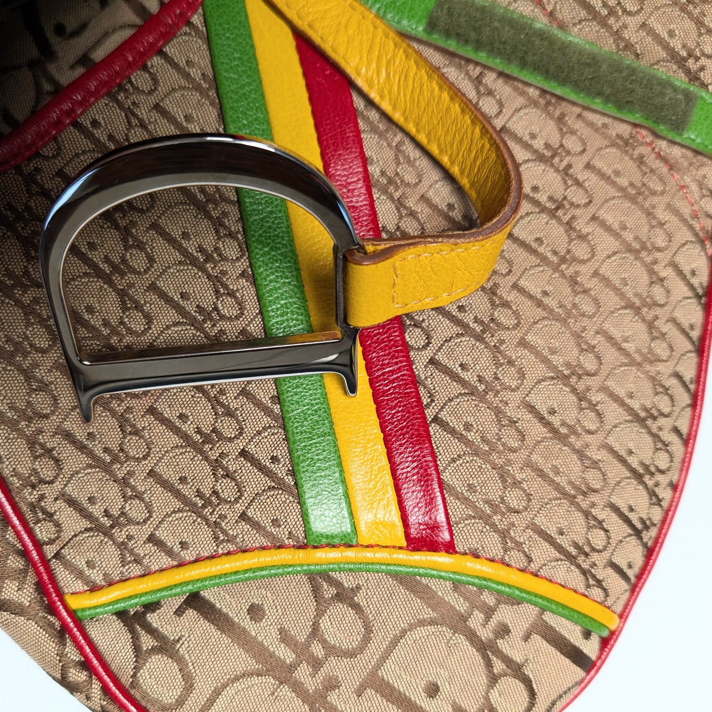 Sac Saddle Rasta Dior par Galliano