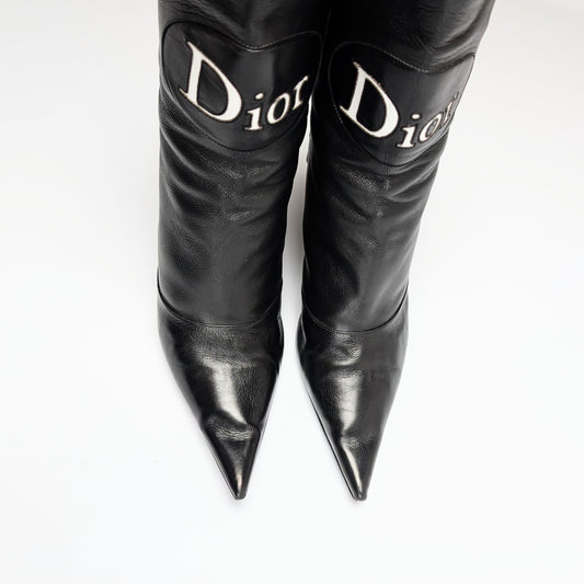 Bottes Dior par Galliano "Moto" - EU40|7UK|9US