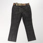 Jeans with multiple labels indicated "DG"