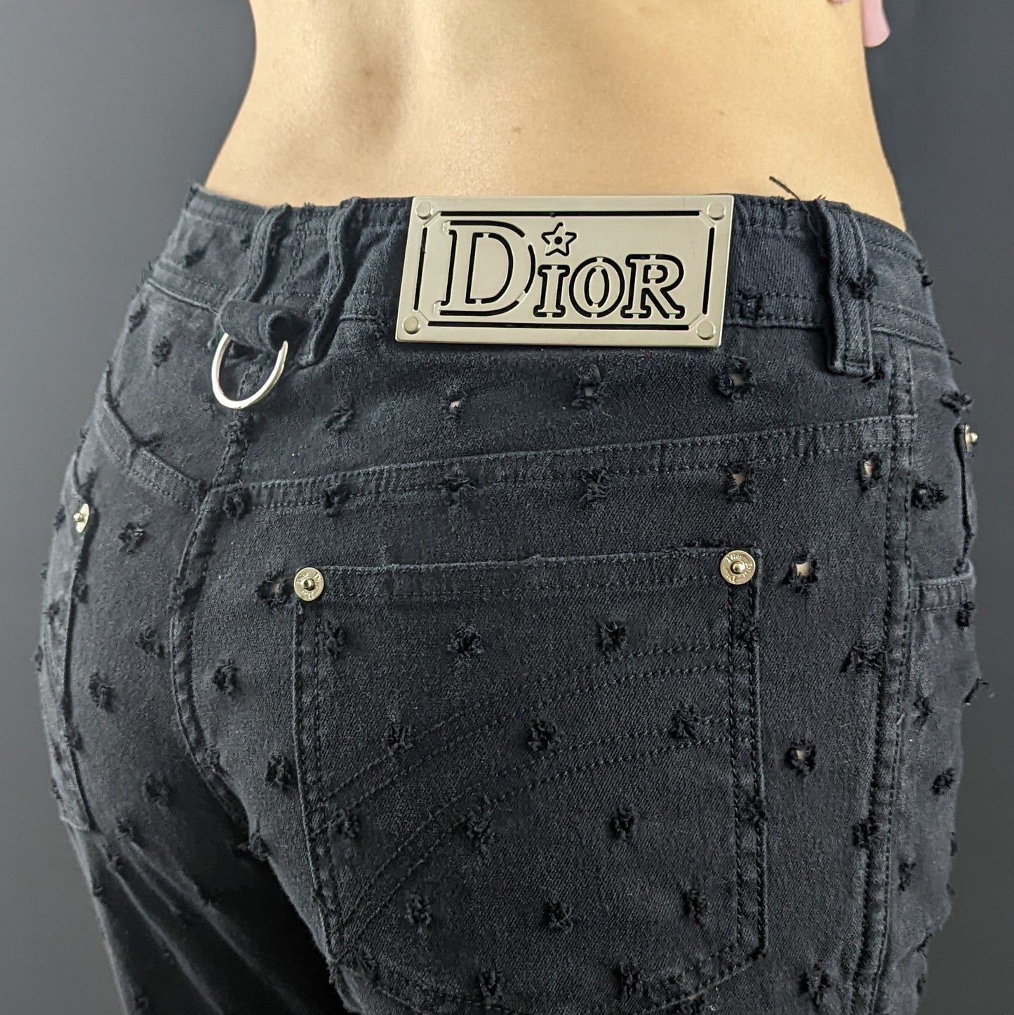 Jeans extensible noir M - Dior par Galliano S/S2004