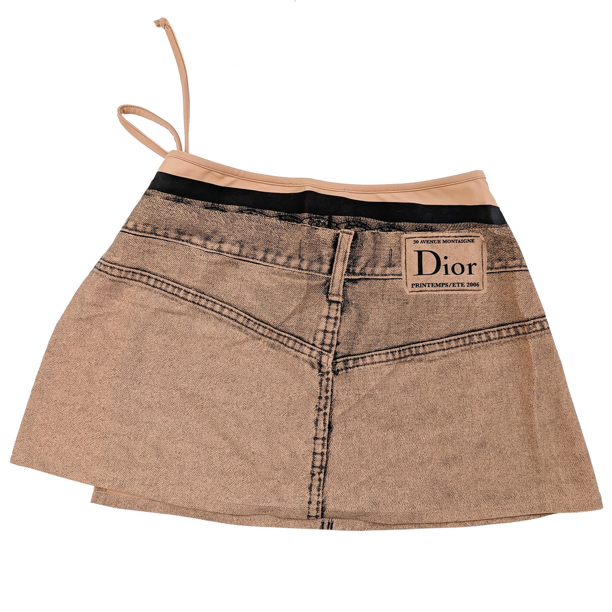 Dior Trompe-l'œil pareo skirt by Galliano - S/S 2006