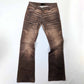 Pantalon jeans Roberto Cavalli délavé Bordeaux - S