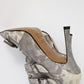 Gray snake leather Dior lace-up boots - EU38 |  UK5 | US6 5.