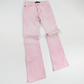 Jeans Cavalli délavé rose - S