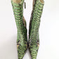 Bottes vintage python Gianmarco Lorenzi - FR37 | UK4| US5.5