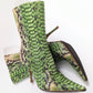 Bottes vintage python Gianmarco Lorenzi - FR37 | UK4| US5.5