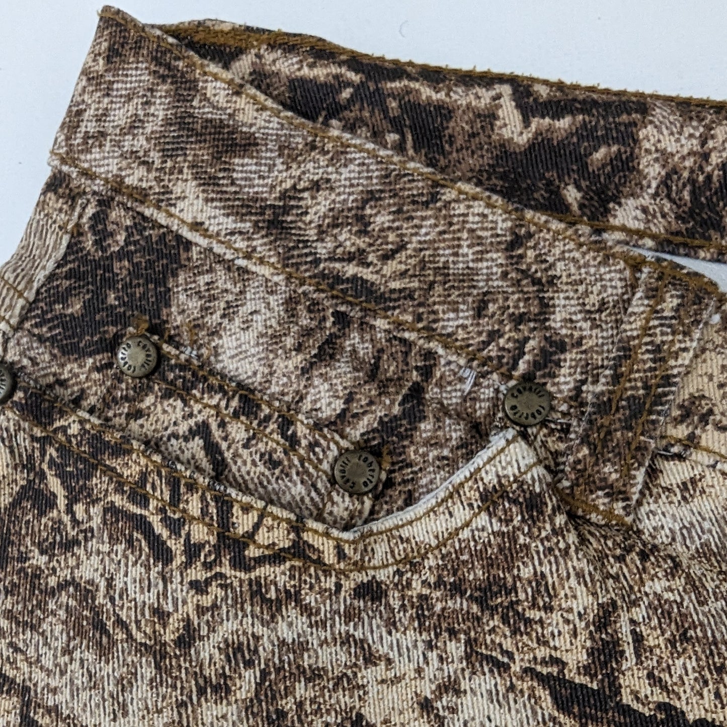 Roberto Cavalli jeans pants Brown psychedelic print