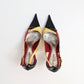 Escarpin Vintage tricolore "El Dantes" - EU37| UK5|US5.5