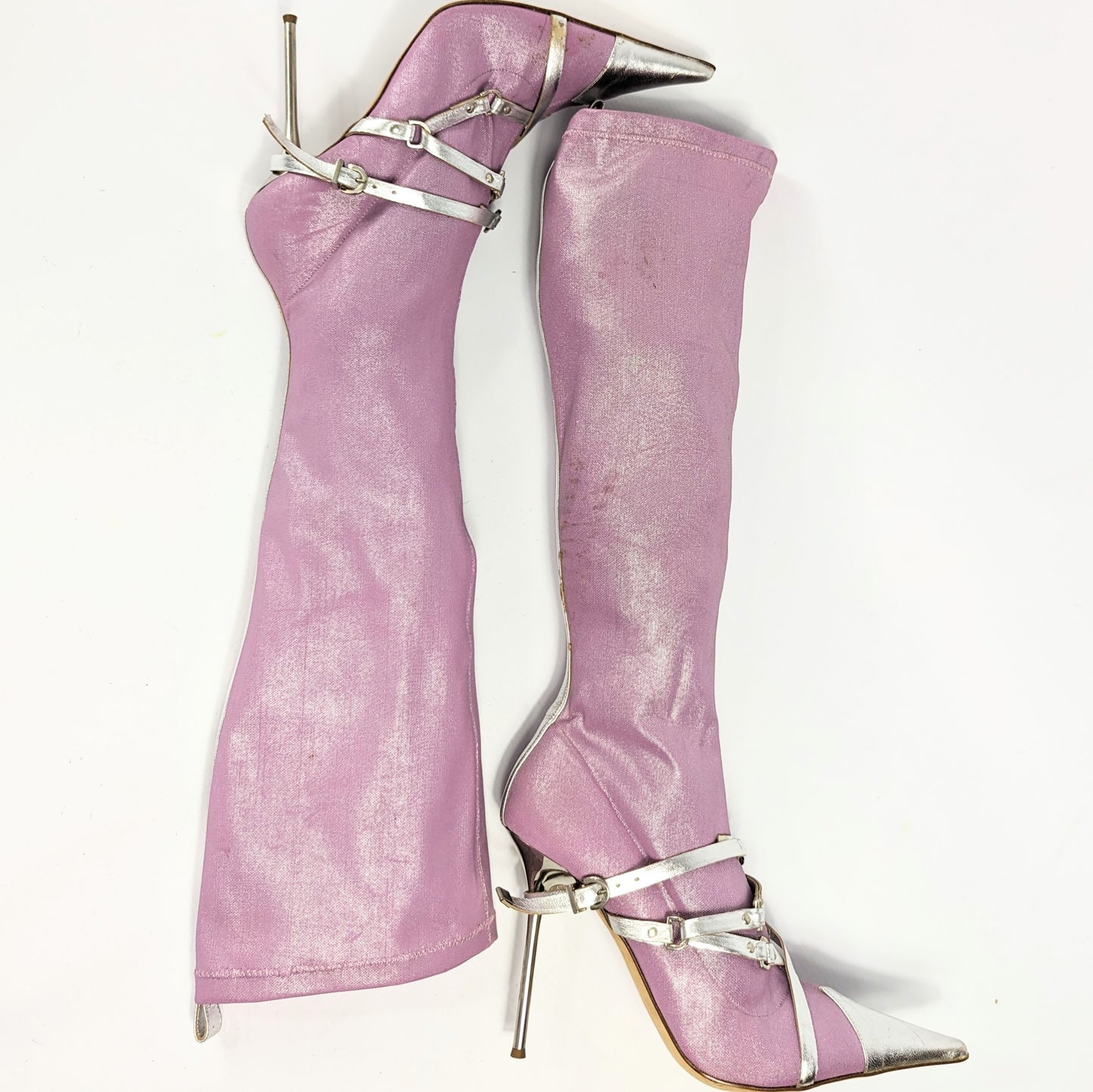 Gianmarco Lorenzi Metallic Pink Boots - FR39|5.5UK|7US