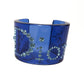 Bracelet manchette bleu Dior par Galliano