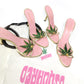 Sandales Dsquared2 "Marijuana leaf" S/S 2005 - EU40|7UK|9US