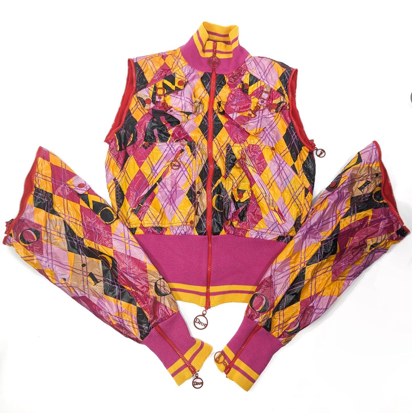 Dior "harlequin" jacket by Galliano - Golf A/W2004 Collection