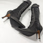 Dior denim and leather boots by Galliano - EU38|5UK|7US