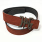 Ceinture en cuir large Jean-Paul Gaultier