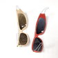 Dior mask glasses by Galliano red