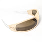 Lunettes masque Dior par Galliano beige