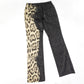 Pantalon scintillant Roberto Cavalli léopard - L