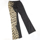 Roberto Cavalli leopard shimmering pants - L