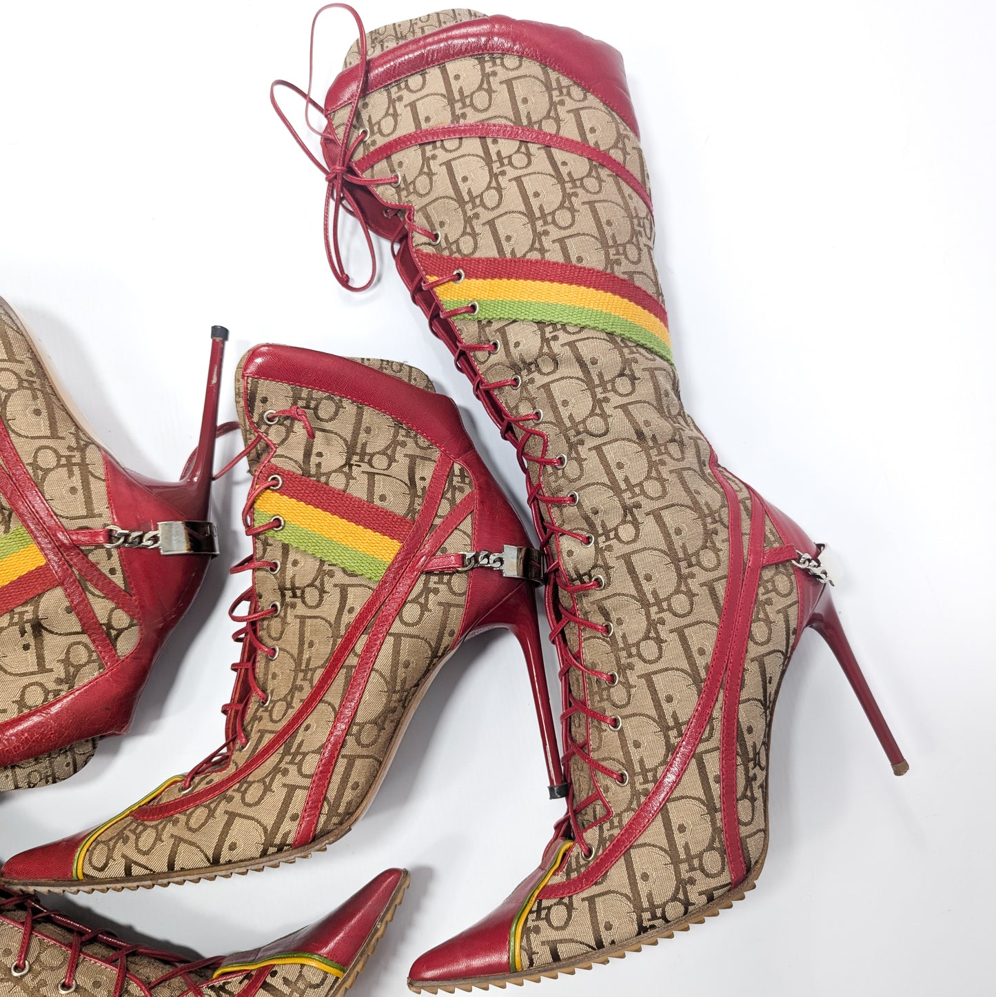 Bottines Rasta Dior par Galliano 2003 - EU39|UK6|US8