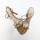 Sandales "logo" strass Dior par Galliano - EU38|5UK|7US