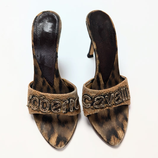 Mules Roberto Cavalli en cuir - EU36,5|UK3,5|US5,5